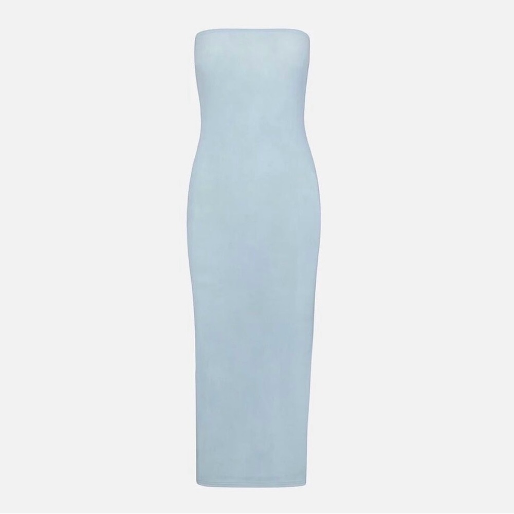 NWT MIAOU Lila Strapless Dress -Baby Blue, XS
